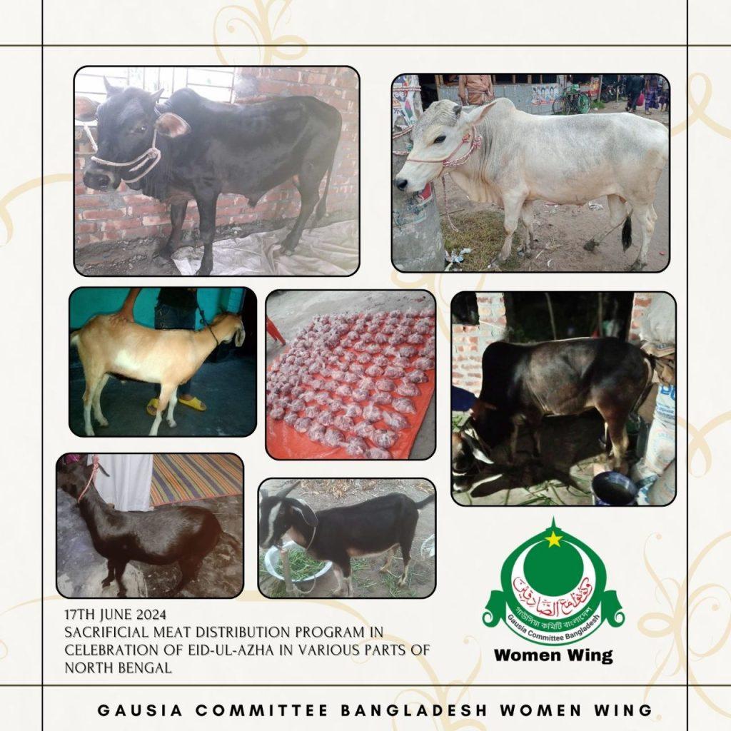 Eid-ul-Adha meat distribution program in Northern Bengal